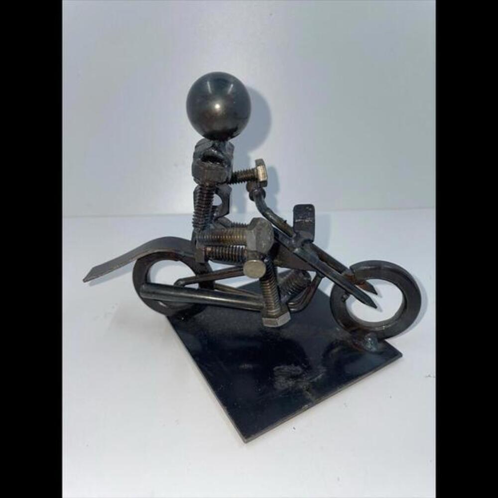Steve Appel's Bolt People Motorcycle Rider‎ 5.5x4.5x4”